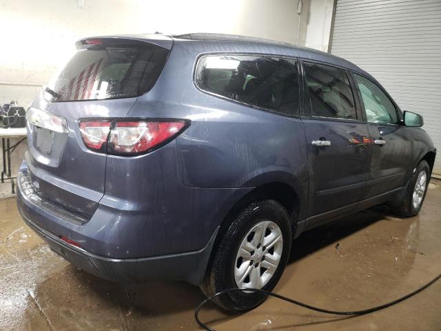 1GNKVFED6DJ124063 - 2013 CHEVROLET TRAVERSE LS BLUE photo 3