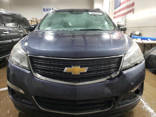 1GNKVFED6DJ124063 - 2013 CHEVROLET TRAVERSE LS BLUE photo 5