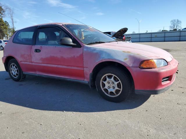 2HGEH236XNH522018 - 1992 HONDA CIVIC VX RED photo 4