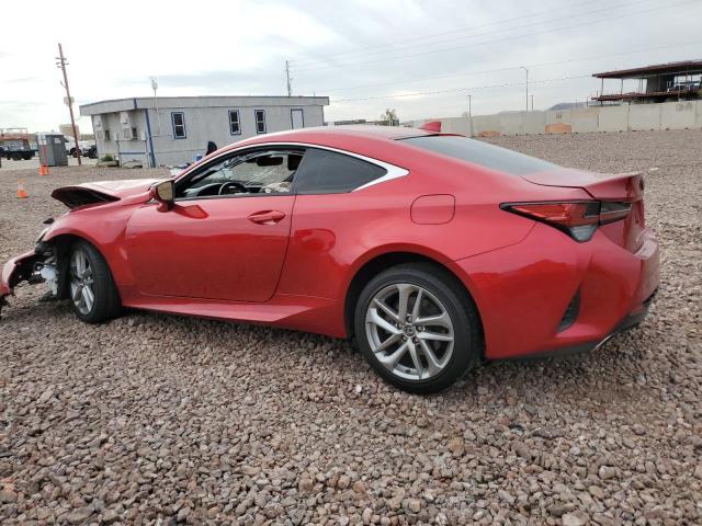 JTHHA5BC1K5010321 - 2019 LEXUS RC 300 RED photo 2