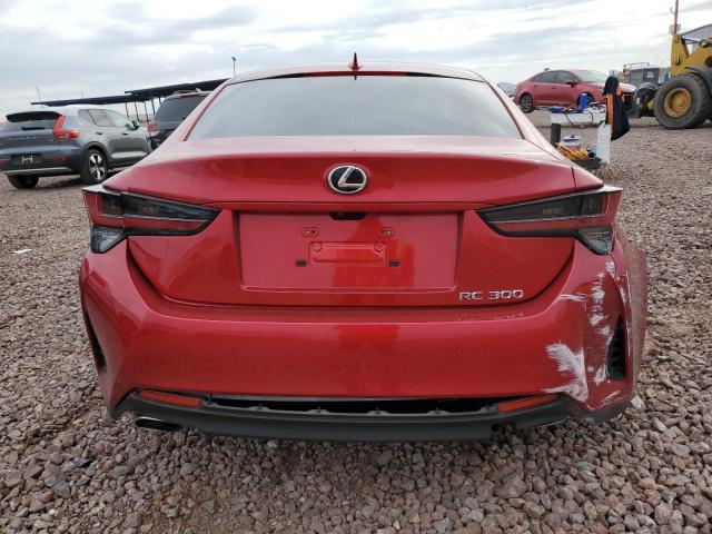 JTHHA5BC1K5010321 - 2019 LEXUS RC 300 RED photo 6