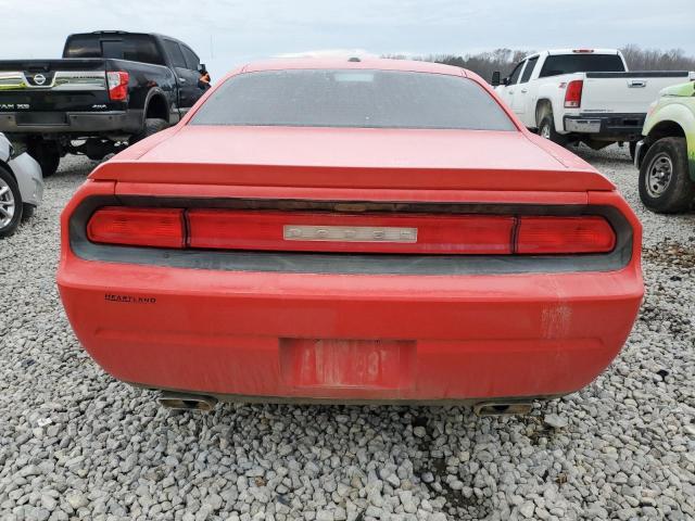 2C3CDYAG2EH311447 - 2014 DODGE CHALLENGER SXT RED photo 6