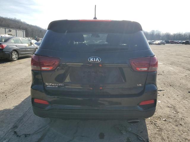 5XYPGDA59KG489068 - 2019 KIA SORENTO LX BLACK photo 6