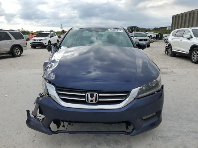 1HGCR2F85EA237615 - 2014 HONDA ACCORD EXL BLUE photo 5