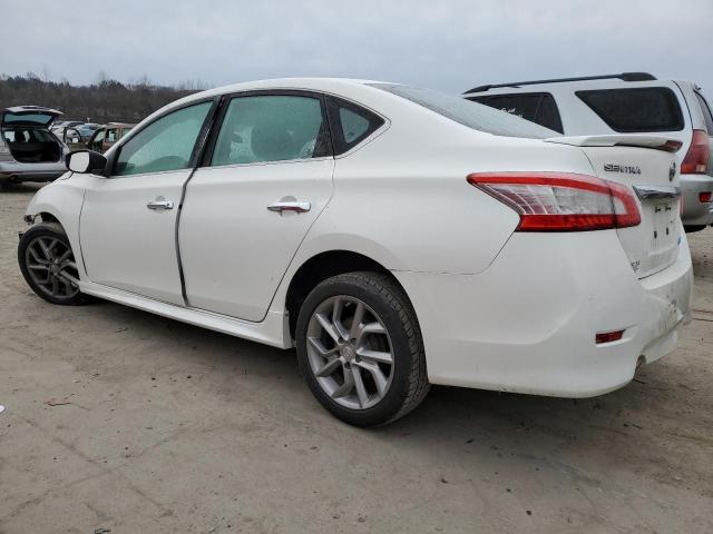 3N1AB7AP8DL733766 - 2013 NISSAN SENTRA S WHITE photo 2