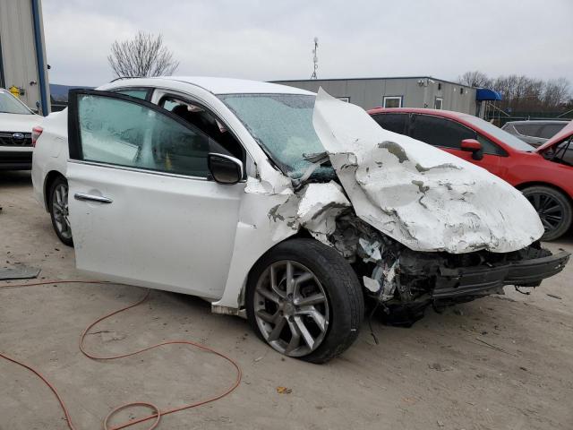 3N1AB7AP8DL733766 - 2013 NISSAN SENTRA S WHITE photo 4