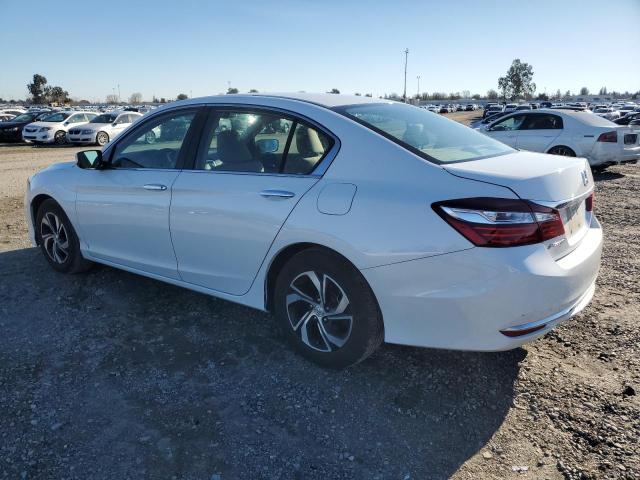 1HGCR2F31HA051174 - 2017 HONDA ACCORD LX WHITE photo 2