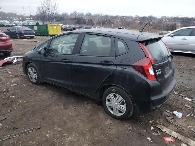 3HGGK5H4XKM732800 - 2019 HONDA FIT LX BLACK photo 2