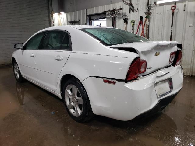 1G1ZB5EB9AF225582 - 2010 CHEVROLET MALIBU LS WHITE photo 2