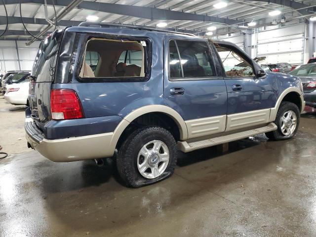 1FMPU18526LA70675 - 2006 FORD EXPEDITION EDDIE BAUER BLUE photo 3