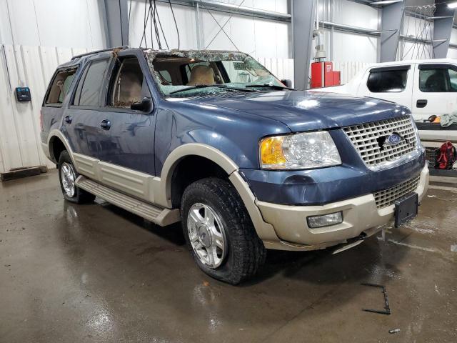 1FMPU18526LA70675 - 2006 FORD EXPEDITION EDDIE BAUER BLUE photo 4