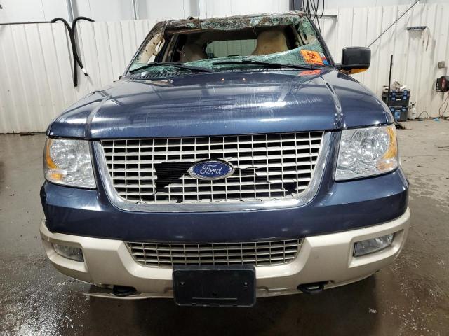 1FMPU18526LA70675 - 2006 FORD EXPEDITION EDDIE BAUER BLUE photo 5