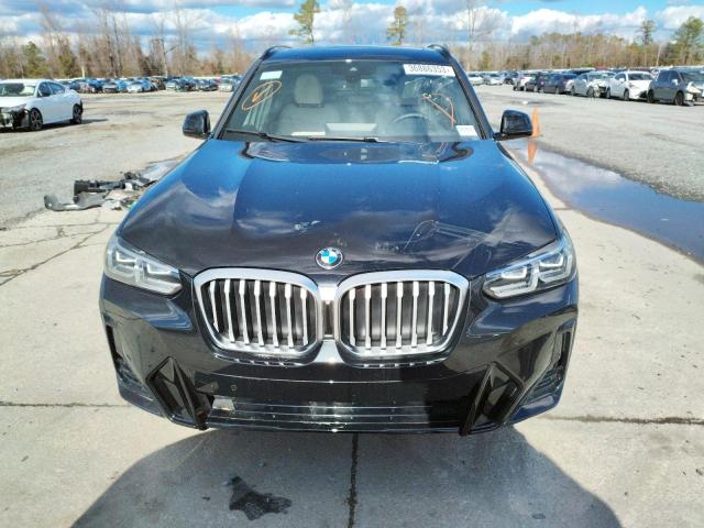 5UX53DP03N9N10550 - 2022 BMW X3 XDRIVE30I BLACK photo 5