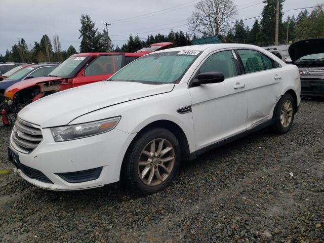 1FAHP2D83DG184511 - 2013 FORD TAURUS SE WHITE photo 1