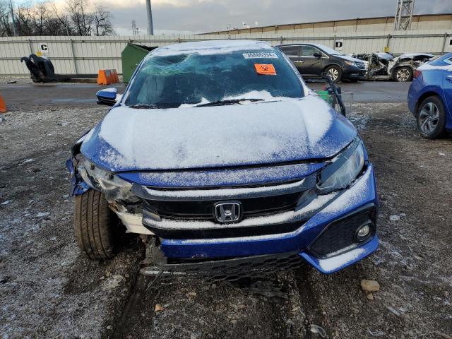 SHHFK7H56HU223264 - 2017 HONDA CIVIC EX BLUE photo 5