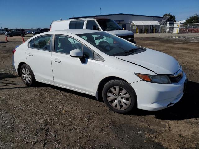 2HGFB2F58CH521018 - 2012 HONDA CIVIC LX WHITE photo 4