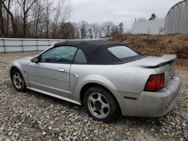 1FAFP44654F214096 - 2004 FORD MUSTANG SILVER photo 2