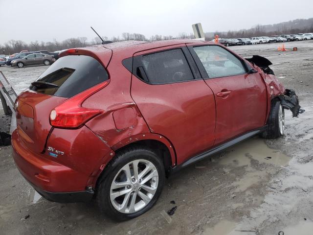 JN8AF5MV0CT118949 - 2012 NISSAN JUKE S RED photo 3