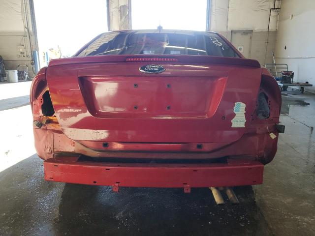 3FAHP07Z19R192244 - 2009 FORD FUSION SE RED photo 6