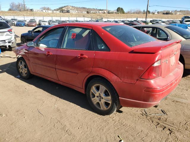 1FAFP38Z05W137153 - 2005 FORD FOCUS ZX4 ST RED photo 2