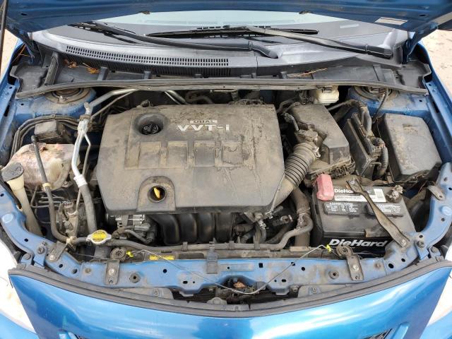 1NXBU40E49Z162134 - 2009 TOYOTA COROLLA BA BLUE photo 11