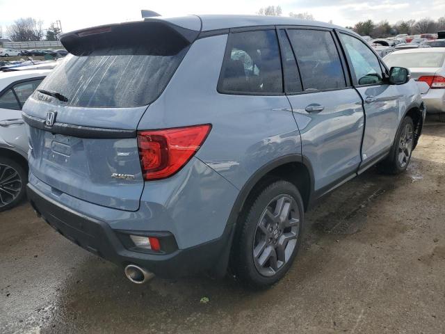 5FNYF8H58PB035042 - 2023 HONDA PASSPORT EXL Mavi fotoğraf 3