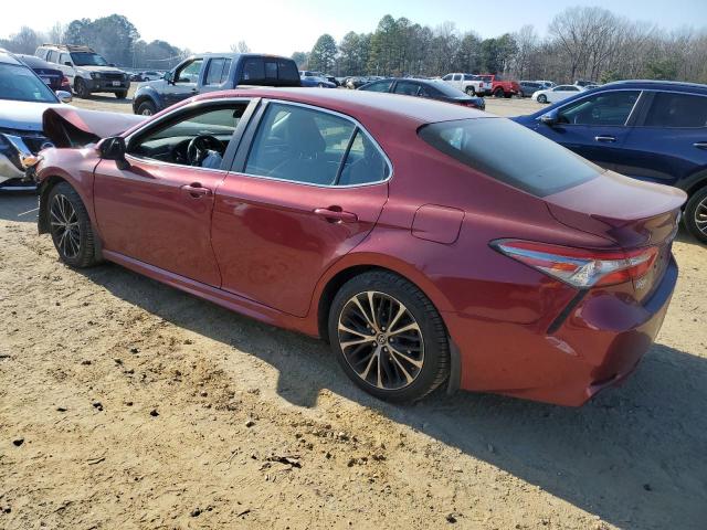 4T1B11HK0JU670039 - 2018 TOYOTA CAMRY L RED photo 2