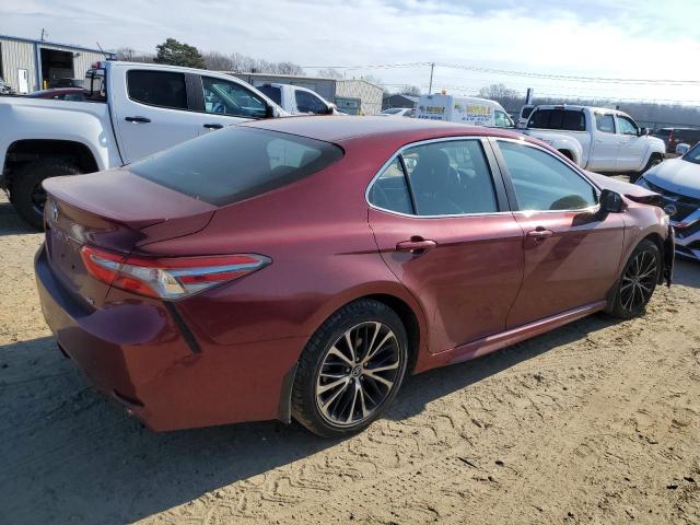 4T1B11HK0JU670039 - 2018 TOYOTA CAMRY L RED photo 3