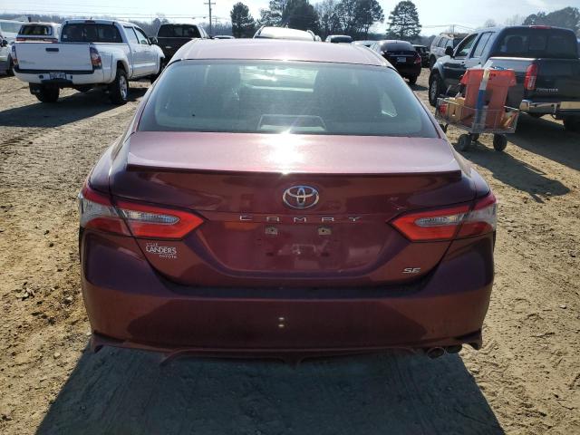 4T1B11HK0JU670039 - 2018 TOYOTA CAMRY L RED photo 6