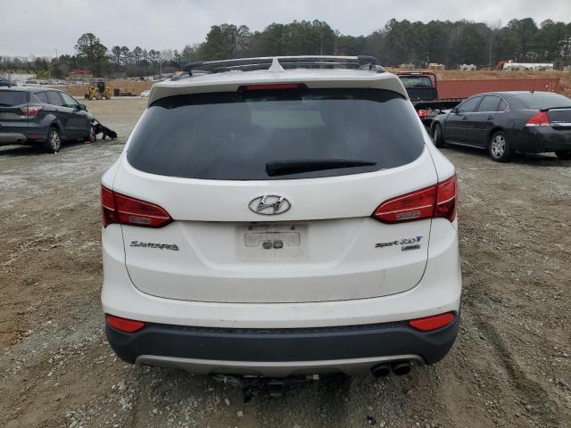 5XYZUDLA3DG104912 - 2013 HYUNDAI SANTA FE S WHITE photo 6