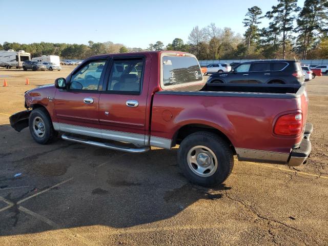 1FTRW07683KD57001 - 2003 FORD F150 SUPERCREW BURGUNDY photo 2