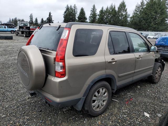 JHLRD78926C050173 - 2006 HONDA CR-V SE BEIGE photo 3