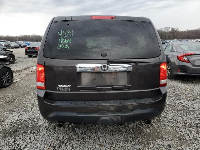 5FNYF3H57EB009015 - 2014 HONDA PILOT EXL CHARCOAL photo 6