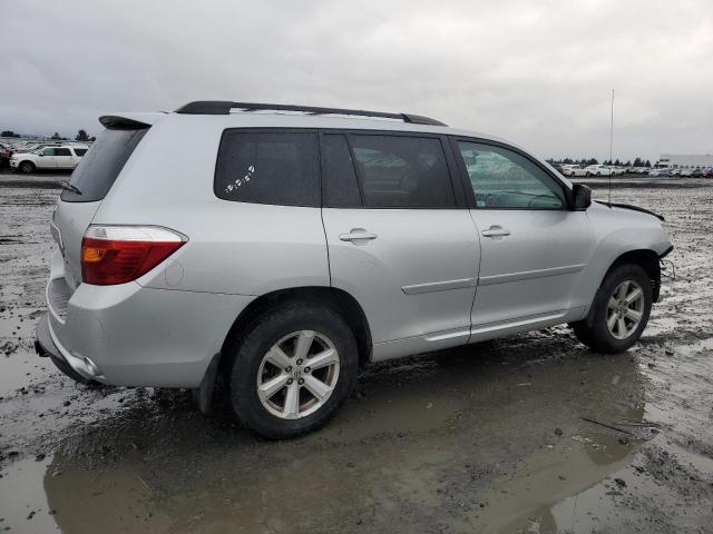 5TDBK3EH7AS025270 - 2010 TOYOTA HIGHLANDER SILVER photo 3