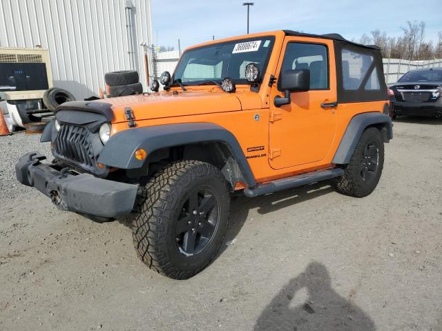 1C4AJWAGXDL547099 - 2013 JEEP WRANGLER SPORT ORANGE photo 1