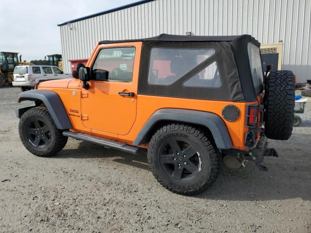 1C4AJWAGXDL547099 - 2013 JEEP WRANGLER SPORT ORANGE photo 2