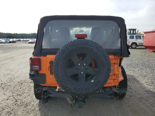 1C4AJWAGXDL547099 - 2013 JEEP WRANGLER SPORT ORANGE photo 6