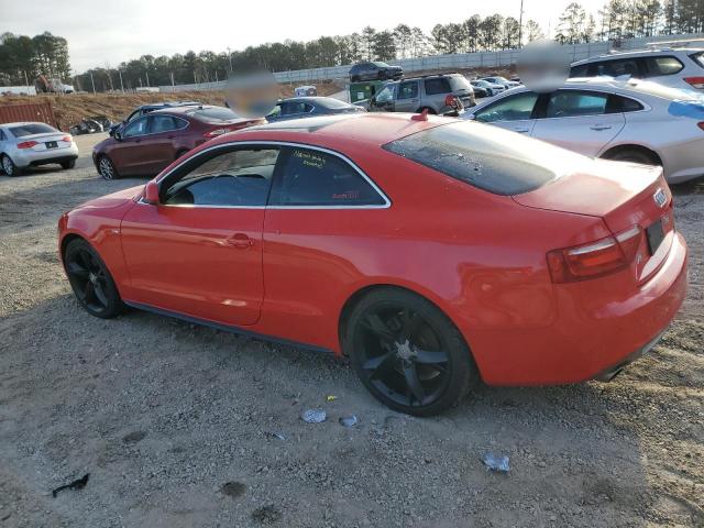 WAUDK78T49A028858 - 2009 AUDI A5 QUATTRO RED photo 2