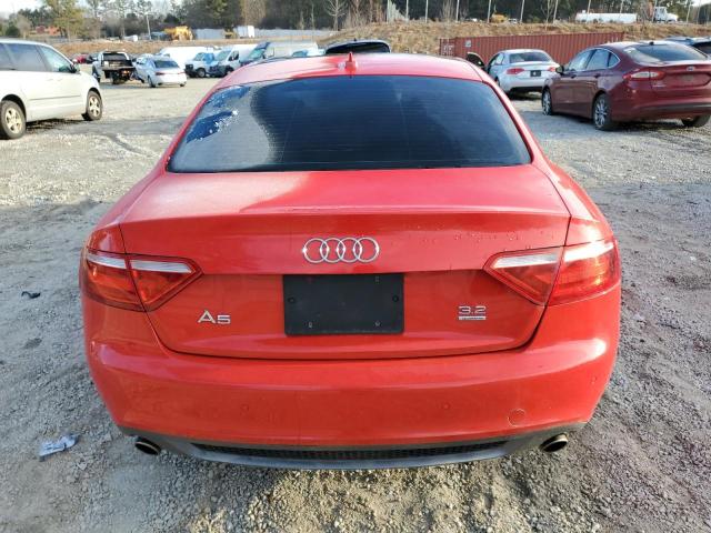 WAUDK78T49A028858 - 2009 AUDI A5 QUATTRO RED photo 6