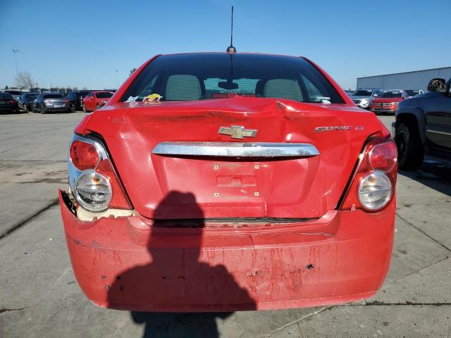 1G1JC5SH3G4136503 - 2016 CHEVROLET SONIC LT RED photo 6