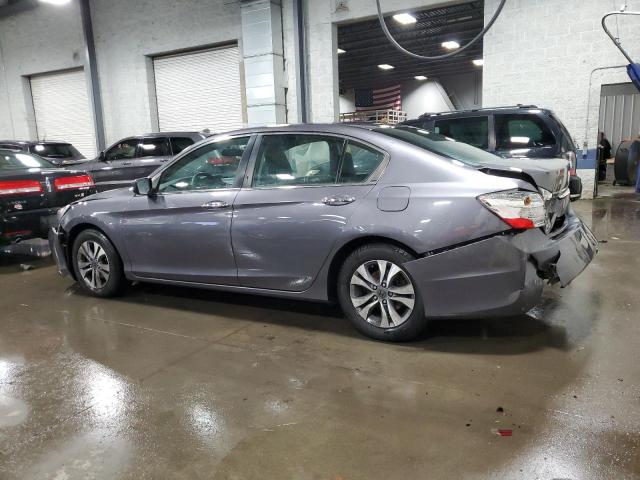 1HGCR2F33EA298532 - 2014 HONDA ACCORD LX GRAY photo 2