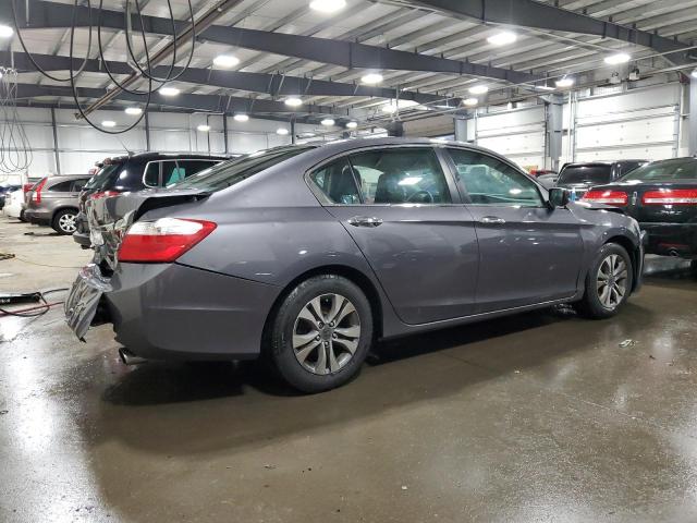 1HGCR2F33EA298532 - 2014 HONDA ACCORD LX GRAY photo 3