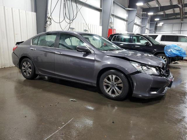 1HGCR2F33EA298532 - 2014 HONDA ACCORD LX GRAY photo 4