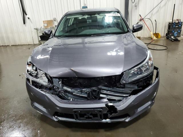 1HGCR2F33EA298532 - 2014 HONDA ACCORD LX GRAY photo 5