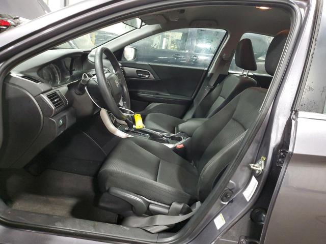 1HGCR2F33EA298532 - 2014 HONDA ACCORD LX GRAY photo 7