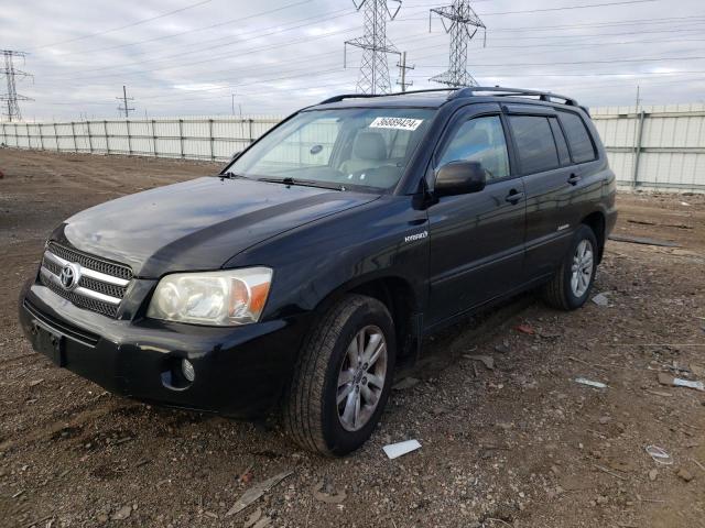 JTEDW21A770018584 - 2007 TOYOTA HIGHLANDER HYBRID BLACK photo 1