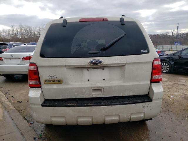 1FMCU0D74CKB40419 - 2012 FORD ESCAPE XLT WHITE photo 6