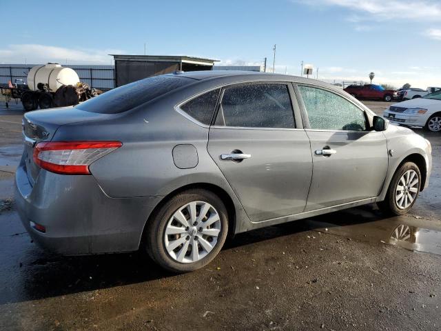 3N1AB7AP3FL656937 - 2015 NISSAN SENTRA S GRAY photo 3