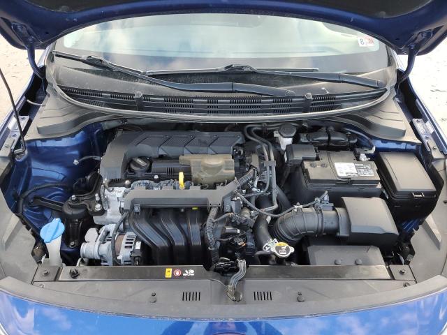 3KPA24AD1LE319362 - 2020 KIA RIO LX BLUE photo 11