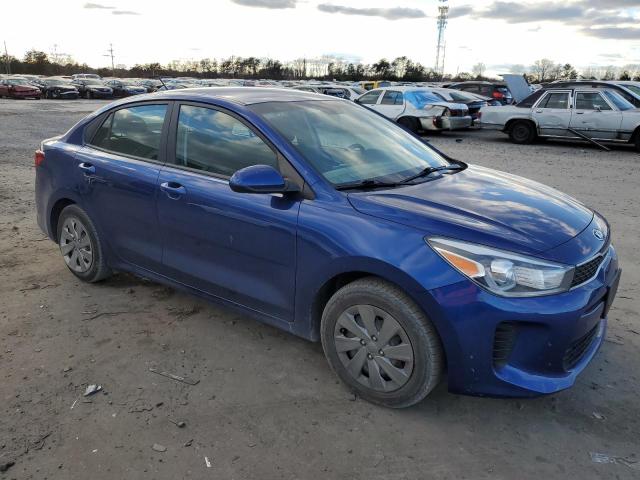 3KPA24AD1LE319362 - 2020 KIA RIO LX BLUE photo 4